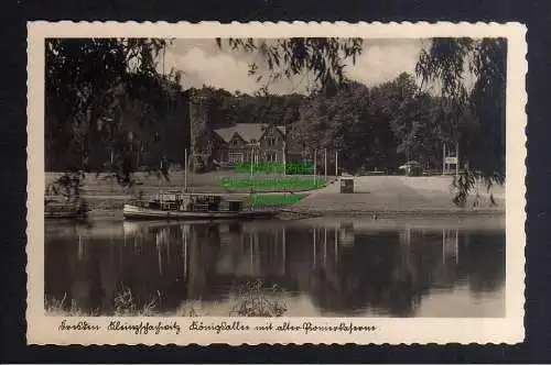 127802 Ansichtskarte Dresden Kleizschachwitz Königsallee mit alter Pionierkaserne um 1940