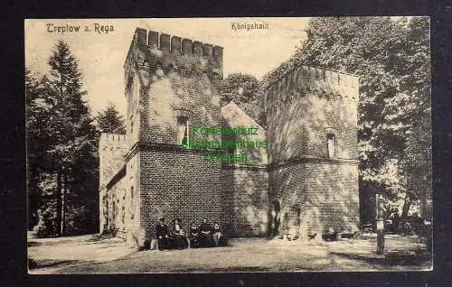 126775 Ansichtskarte Trzebiatow Treptow an der Rega Königshain 1918 Gumtow