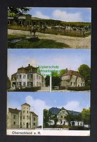 126241 Ansichtskarte Obersohlanda. R. 1913 Vorwerk Administration
