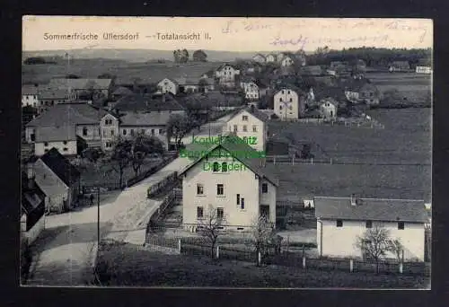 124885 AK Sommerfrische Ullersdorf Totalansicht Grosserkmannsdorf 1909