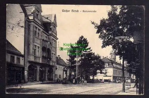121981 AK Dresden Weisser Hirsch Bautznerstraße 1913 heute Bautzner Landstraße 8