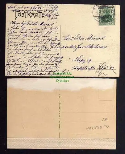 122519 2 AK Stolp i. Pom. 1906 Teich in den Langen Bergen Goldfischteich