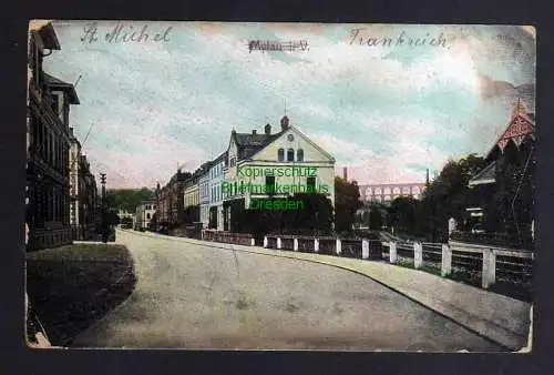 122658 AK Mylau i. Vogtland Straßpenansicht um 1910 verwendet St. Michel