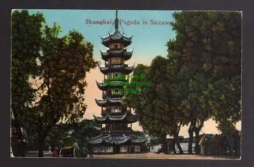122760 AK Shanghai  Chinaum 1910 Pagoda in Siccawei Pagode