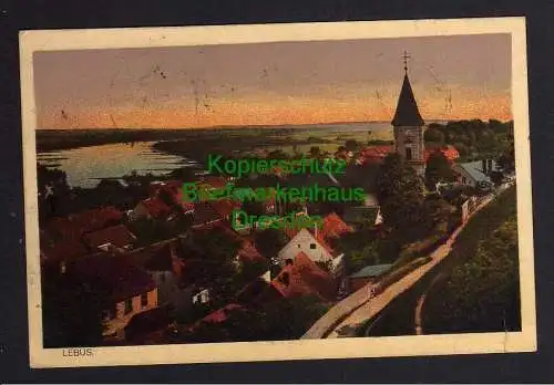 120939 Ansichtskarte Lebus Panorama 1923