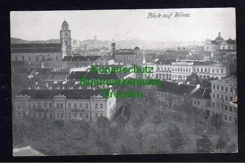 119513 AK Wilna Vilnius Litauen 1916 Feldpost Landsturm Kompagnie Erfurt