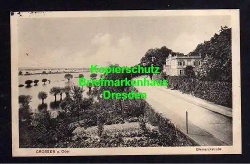 118388 AK Krosno Odrzanskie Crossen an der Oder Bismarckstraße 1915