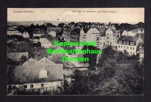 115905 AK Dresden Strehlen Mockritzer Straße Dohnaer Strasse 1922