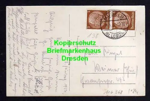 116368 AK Niedergoseln Gasthof Kreis Oschatz 1937