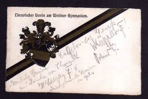 115371 AK Dresden Wettiner Gymnasium 1913 Studentika 25. Stiftungsfest