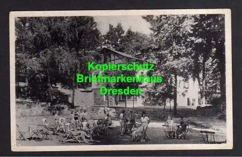 114828 Ansichtskarte Dresden um 1940 Ferienheim Wachberg Wachwitzgrund 84
