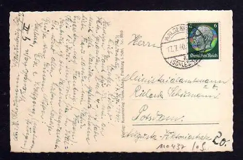 110437 AK Waldenburg Schlesien 1940 AH Aue Schillerbaude Fotokarte