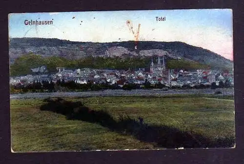 109822 AK Gelnhausen Total 1921 Panorama