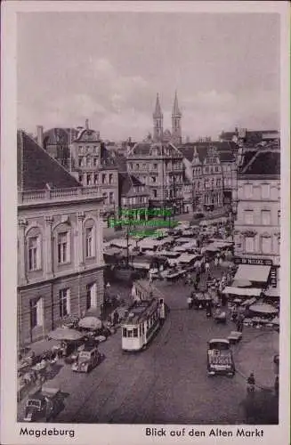 160081 AK Magdeburg um 1935 Blick auf den Alten Markt