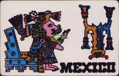 160141 Ansichtskarte XOCHIQUETZAL DIOSA DEL AMOR Laper MONTERREY, N. L  MEXICO