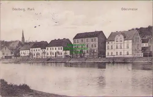 159017 Ansichtskarte Oderberg Mark 1912 Oderstrasse