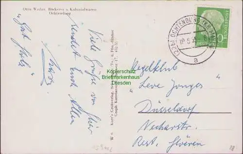 159002 AK Ochtendung 1955 Otto Weiler Bäckerei u. Kolonialwaren