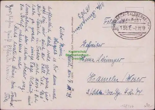 158956 AK Dassel Solling 1939 Feldpost Bahnpost Einbeck - Salz…