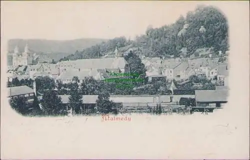 158994 Ansichtskarte Malmedy 1899 Panorama