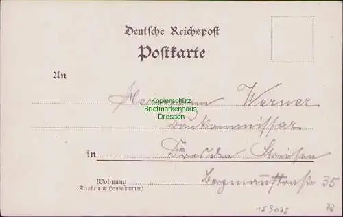 159078 AK THALE um 1898 Rosstrapp-Felsen & Hexentanzplatz Gruss aus Teufels