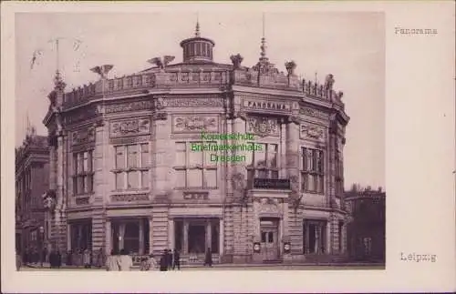 160064 AK Leipzig Panorama Theater Roßplatz 1930