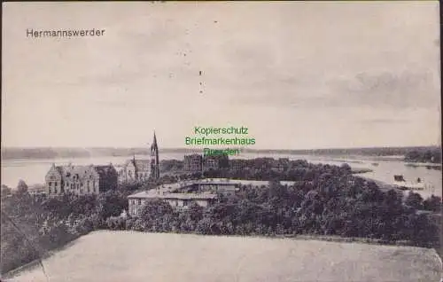 159035 Ansichtskarte Hermannswerder 1916 Tornow bei Potsdam