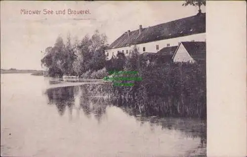 158925 AK Mirower See und Brauerei 1908
