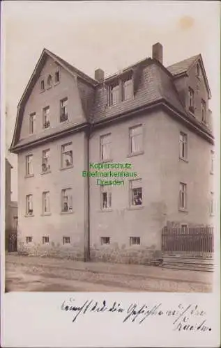 158952 Ansichtskarte Fotokarte Limbach Sachs. 1916 Wohnhaus Feldpost