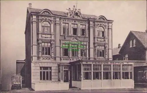 159013 AK Nordseebad Borkum Hotel Pension Neptun um 1910