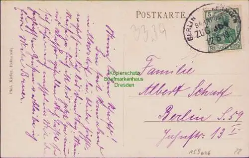 159046 AK Alversdorf 1913 Totalansicht Geschäftshaus v. H. Lohmann Grube Treue