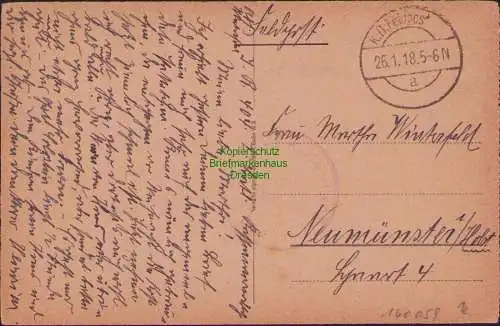 160059 AK Gutshaus zu Coloshin 1918 Feldpost