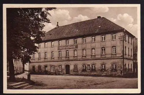 64695 Ansichtskarte Gaußig Gaussig Gasthof ca. 1920 Restaurant