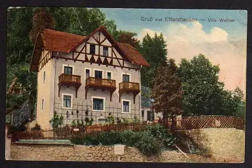 63268 AK Ettershausen Villa Wallner bei Regensburg um 1920