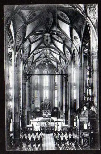 47253 Ansichtskarte Annaberg Erzg. St. Annenkirche Mittelschiff