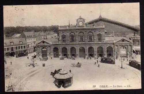 46791 AK Lille La Gare LL.Straßenbahn