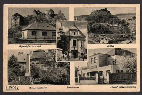 46658 Ansichtskarte Fülek ca. 1930