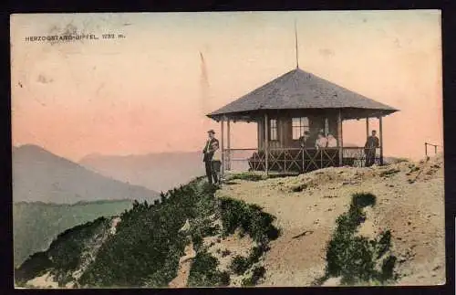 46756 Ansichtskarte Herzogstand Gipfel