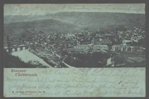 141747 AK Echternach Panorama 1905