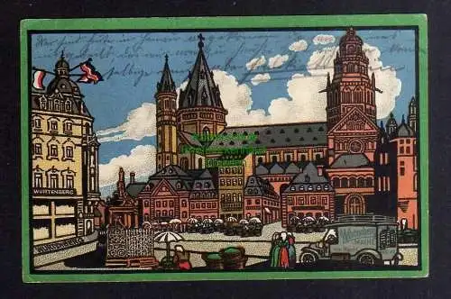 127968 AK Hanau 1918 Künstlerkarte Verlag Würtenberg Mainz