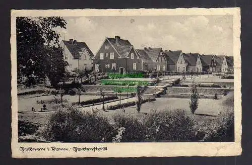 125260 Ansichtskarte Goleniów Gollnow i. Pom. Kr. Naugard Gartenstadt 1940