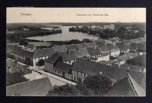 125521 Ansichtskarte Templin Panorama 1909