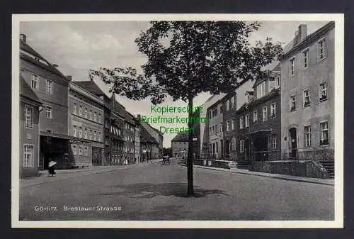 125583 Ansichtskarte Görlitz um 1930 Breslauer Strasse Verlag Neue Postkartenquelle