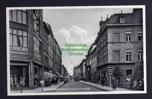 125025 AK Frankfurt an der Oder um 1935 Gr. Scharrnstraße Kaufhaus Bensberg