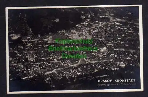 119574 Ansichtskarte Kronstadt Brasov Luftbild Flegeraufnahme 1931