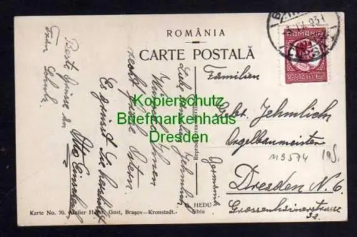 119574 AK Kronstadt Brasov Luftbild Flegeraufnahme 1931