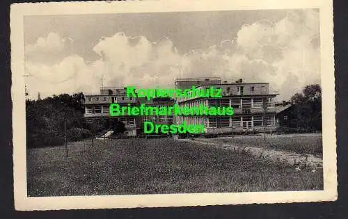 119440 Ansichtskarte Freiberg 1935 Stadt- u. Bezirkskrankenhaus