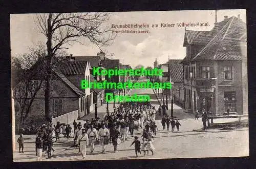 118830 AK Brunsbüttelhafen Brunsbüttelerstrasse um 1915 MSP 37 SMS Wittelsbach