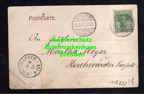 118832 AK Neustadt Mecklenburg Markt Rathaus 1903