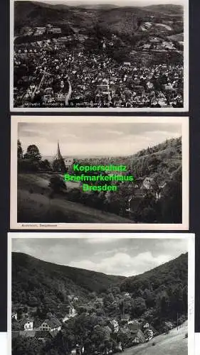 118839 3 Ansichtskarte Auerbach an der Bergstraße Bensheim Luftbild Hochstädter Tal