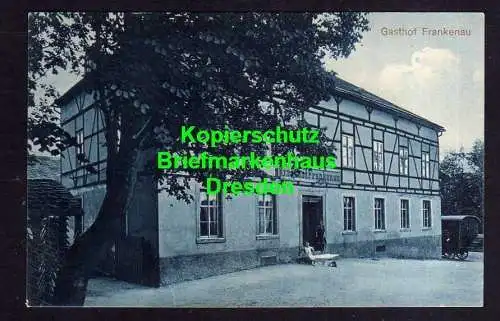 118779 Ansichtskarte Frankenau Mittweida 1912 Restauration Gasthof